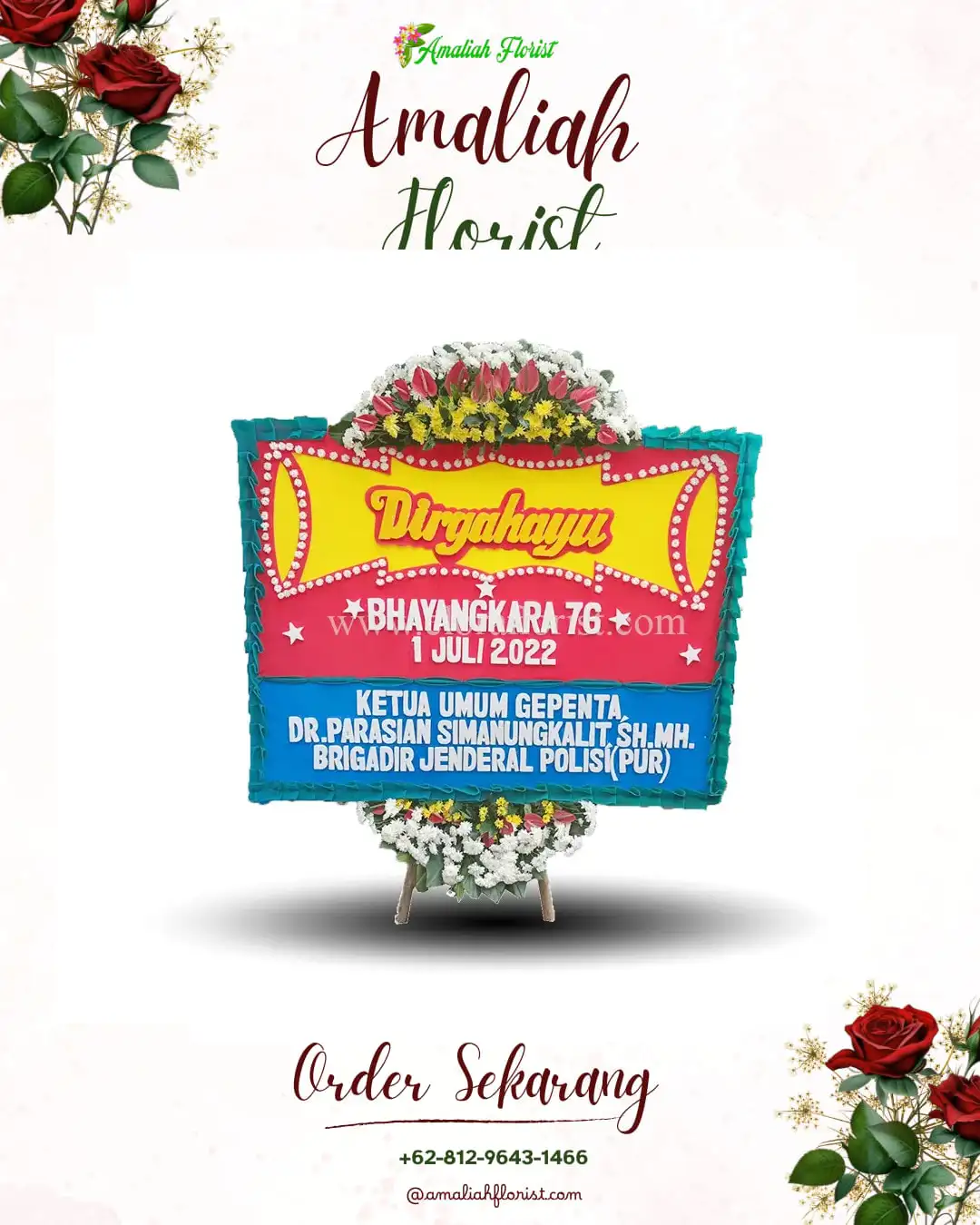 Papan Bunga HUT Ulang Tahun Banua Lawas